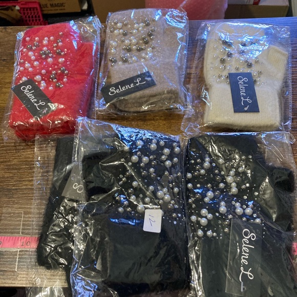 Selene L fingerless winter mittens/gloves - Picture 6 of 7